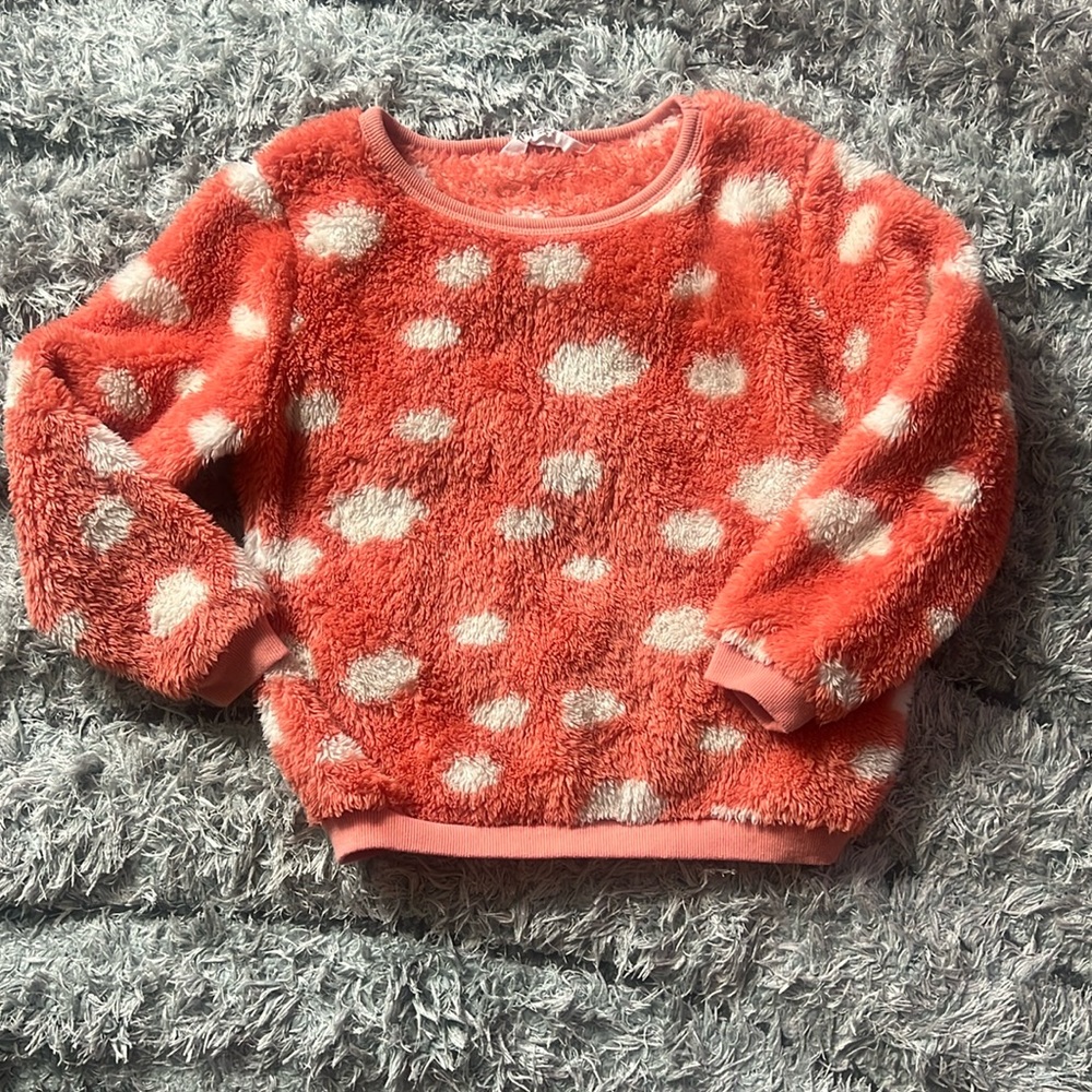 Kids fuzzy sweater.